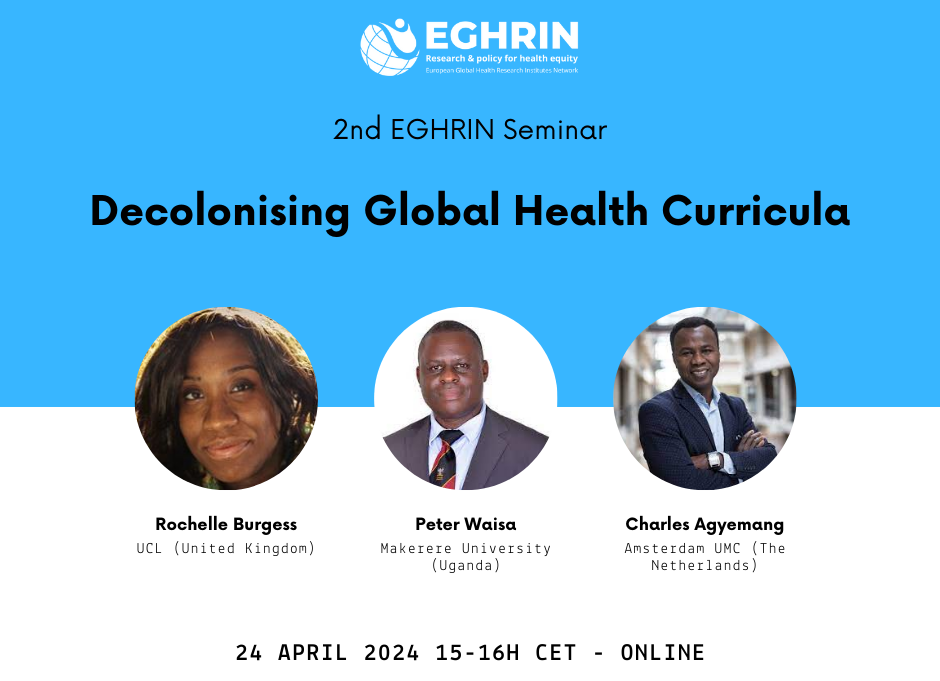 2nd EGHRIN Seminar on Decolonising Global Health Curricula